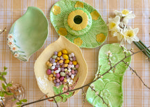 Load image into Gallery viewer, Carlton Ware hand painted foxglove, pale lemon footed pedestal bowl