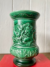 Load image into Gallery viewer, Green Sylvac large Rhapsody vase style 4554