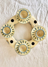 Load image into Gallery viewer, Studio pottery candle holder with birds