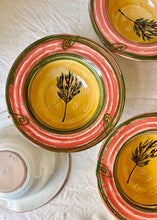 Load image into Gallery viewer, A set of four bowls hand thrown and decorated