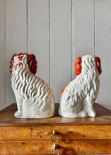 Load image into Gallery viewer, A pair of antique Staffordshire dogs - Mr and Mrs!
