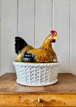 Load image into Gallery viewer, Large chicken on basket egg tidy