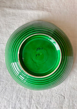 Load image into Gallery viewer, Antique green cabbage ware antique bowl