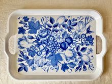 Load image into Gallery viewer, Portmeirion blue and white floral tray by Susan William-Ellis