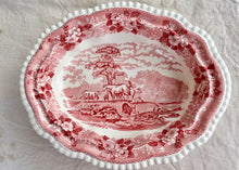 Load image into Gallery viewer, English Scenic footed dish with country scene by Adams, Staffordshire
