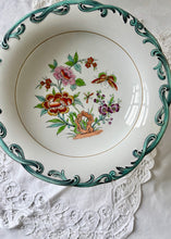 Load image into Gallery viewer, Pedestal dish with floral design and acanthus leaf border