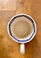 Load image into Gallery viewer, Vintage Emma Bridgewater blue and white chicken mugs