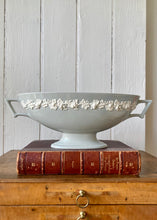 Load image into Gallery viewer, Large Wedgwood Queen's Ware mantle vase in pale grey