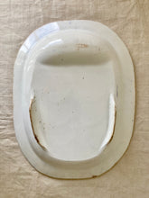 Load image into Gallery viewer, Rare antique Staffordshire Willow Pattern meat platter complete with drainer dish
