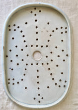 Load image into Gallery viewer, Rare antique Staffordshire Willow Pattern meat platter complete with drainer dish