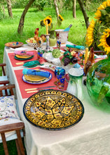 Load image into Gallery viewer, Vintage Safi hand painted Morrocan bowl or dish in saffron