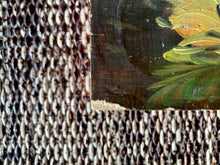 Load image into Gallery viewer, Wooden box with hand painted floral top