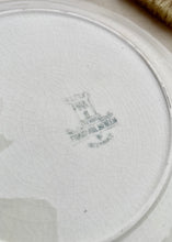 Load image into Gallery viewer, Antique lilac decorated drainer dish and matching plate