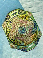 Load image into Gallery viewer, A two piece tableware set of vintage Safi Morrocan sharing platter and covered dish