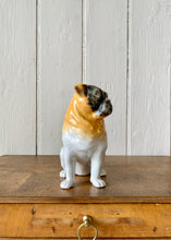 Load image into Gallery viewer, A seated decorative ceramic pug