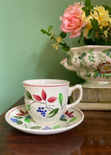 Load image into Gallery viewer, Royal Tudor Ware over-sized tea cup and saucer