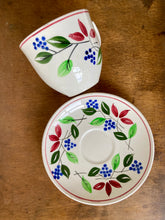 Load image into Gallery viewer, Royal Tudor Ware over-sized tea cup and saucer