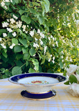 Load image into Gallery viewer, Pedestal cake dish with tulip decoration