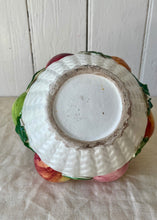 Load image into Gallery viewer, Majolica fruit basket piled high