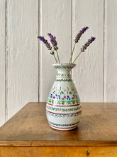 Load image into Gallery viewer, Hand painted terracotta glazed hand painted vase