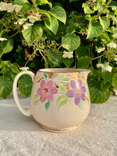 Load image into Gallery viewer, Lingard floral and gilt hand decorated jug