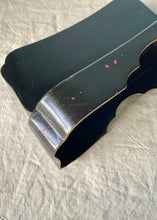 Load image into Gallery viewer, Black box with gilt oriental-inspired decoration