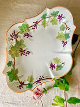 Load image into Gallery viewer, Grape and vine footed pedestal or comport dish