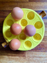 Load image into Gallery viewer, French sunshine yellow ovenproof escargot dish