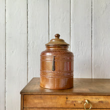 Load image into Gallery viewer, Portuguese salt glaze lidded pot