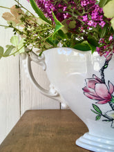 Load image into Gallery viewer, Royal Winton Magnolia mantle vase with original china frog