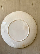 Load image into Gallery viewer, Fluted Imari style antique plate with scalloped edge