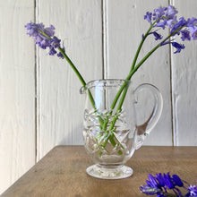 Load image into Gallery viewer, Small cut crystal footed glass jug