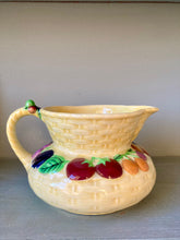 Load image into Gallery viewer, Carlton Ware pale yellow fruity jug