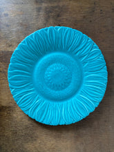 Load image into Gallery viewer, Sunflower plate in green/blue
