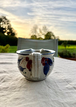 Load image into Gallery viewer, Abstract floral and platter studio pottery jug
