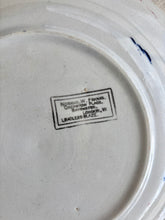 Load image into Gallery viewer, Antique sponge ware plate early 1920s
