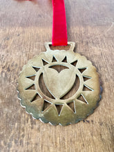 Load image into Gallery viewer, Heart brass decoration
