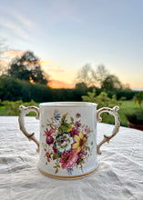 Load image into Gallery viewer, Hammersley Loving Cup with floral sprays by F Howard
