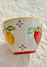 Load image into Gallery viewer, Summer Fruits sponge ware bowl by Laura Ashley
