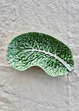 Load image into Gallery viewer, Bordallo Pinheiro curved cabbage ware dish
