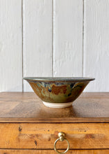 Load image into Gallery viewer, Blue glazed studio pottery bowl
