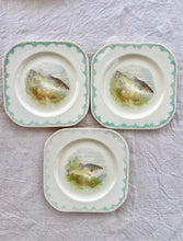 Load image into Gallery viewer, Woods Ivory Ware fish platter and set of six plates
