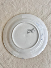 Load image into Gallery viewer, Antique sponge ware plate early 1920s
