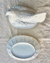 Load image into Gallery viewer, White Portmeirion china chicken egg holder or tidy
