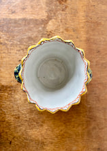 Load image into Gallery viewer, Antique French faience vase with windmill decoration
