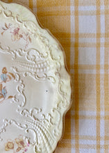 Load image into Gallery viewer, Antique Crown Pottery Longton embossed floral serving plate
