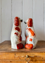Load image into Gallery viewer, A pair of antique Staffordshire dogs - Mr and Mrs!
