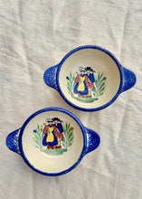 Load image into Gallery viewer, Hand painted French bowl from Brittany &#39;Grand-Pere&#39;
