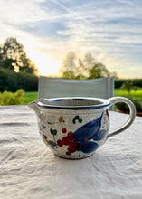 Load image into Gallery viewer, Abstract floral and platter studio pottery jug
