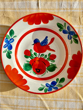 Load image into Gallery viewer, Romanian bird and flower wall plate
